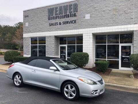 2008 Toyota Camry Solara for sale at Weaver Motorsports Inc in Cary NC