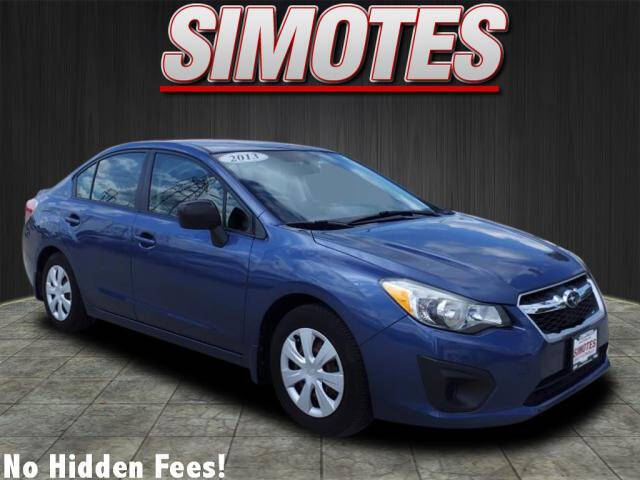 2013 Subaru Impreza for sale at SIMOTES MOTORS in Minooka IL