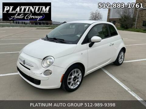 2012 FIAT 500 for sale at Platinum Auto Group in Hutto TX