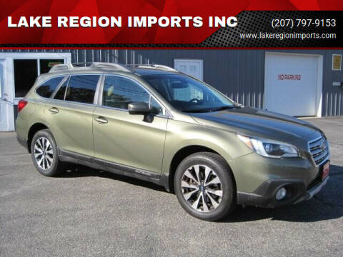 2015 Subaru Outback for sale at LAKE REGION IMPORTS INC in Westbrook ME