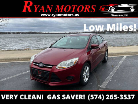 2013 Ford Focus for sale at Ryan Motors LLC in Warsaw IN