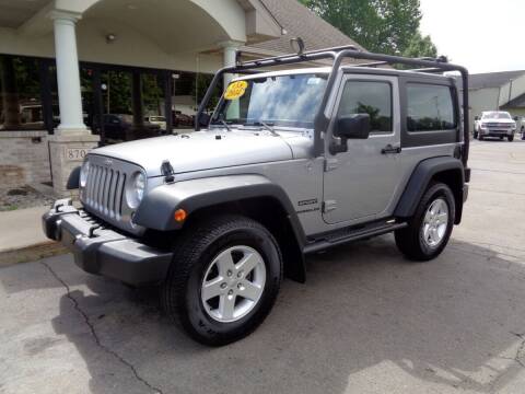 2014 Jeep Wrangler for sale at DEALS UNLIMITED INC in Portage MI