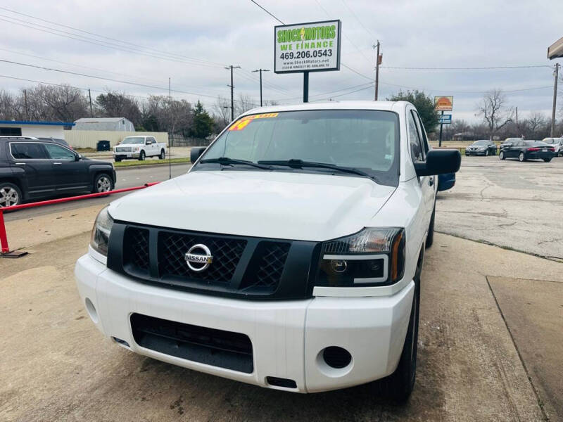 2014 Nissan Titan for sale at Shock Motors in Garland TX