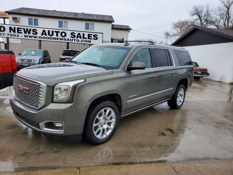2017 GMC Yukon XL for sale at GOOD NEWS AUTO SALES in Fargo ND