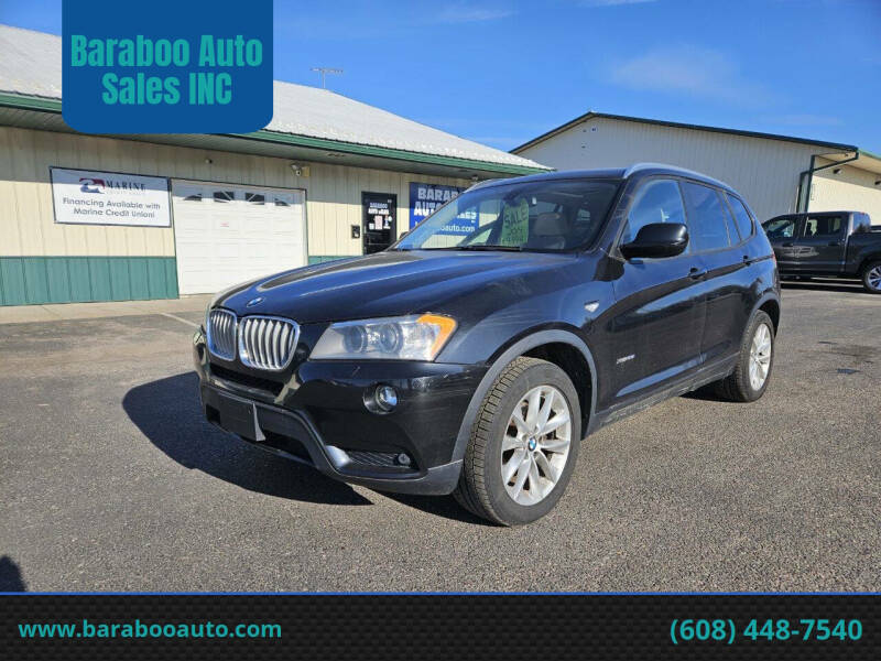 2014 BMW X3 for sale at Baraboo Auto Sales INC in Baraboo WI