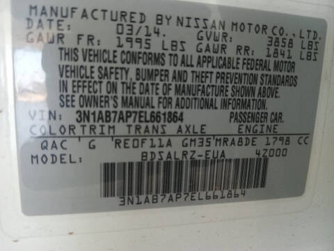 2014 Nissan Sentra SR