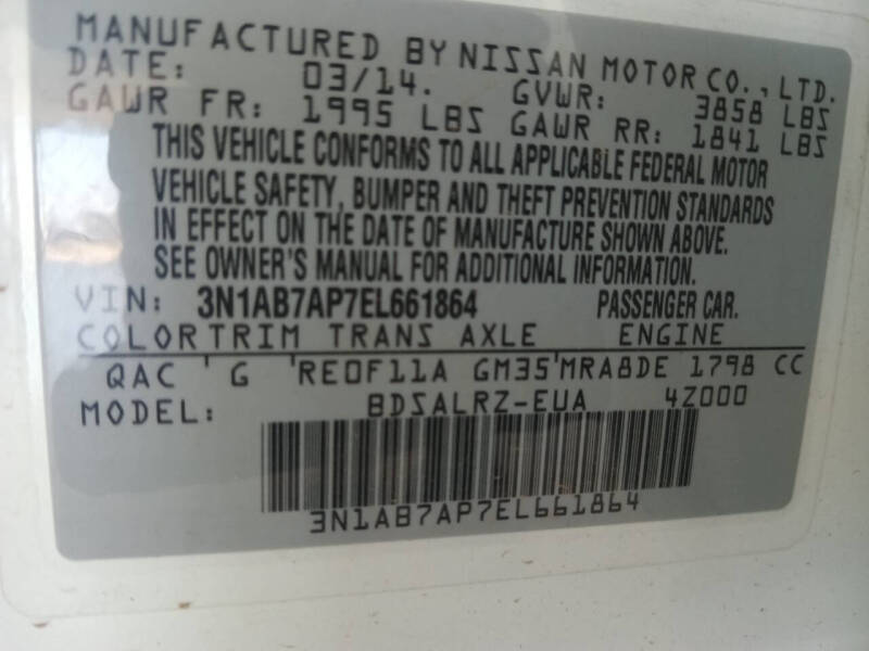 2014 Nissan Sentra SR