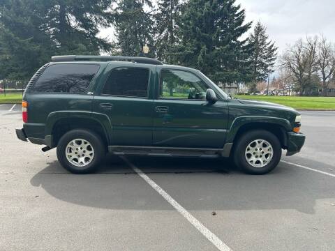 2002 Chevrolet Tahoe for sale at TONY'S AUTO WORLD in Portland OR