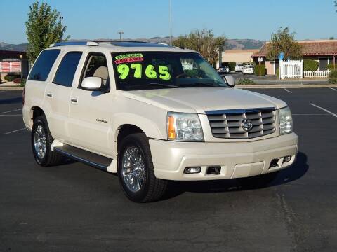 2002 Cadillac Escalade for sale at Gilroy Motorsports in Gilroy CA