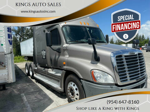 2011 Freightliner Cascadia for sale at KINGS AUTO SALES in Hollywood FL