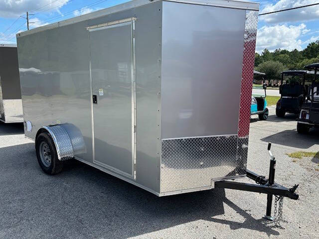 2024 South River Cargo 6x12SA Enclosed Cargo for sale at Cross Resurrection Golf Carts and Trailers in Rincon, GA