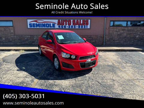 2014 Chevrolet Sonic for sale at Seminole Auto Sales in Seminole OK