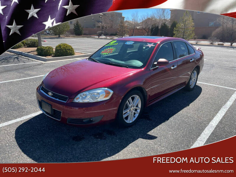 2010 Chevrolet Impala for sale at Freedom Auto Sales in Albuquerque NM