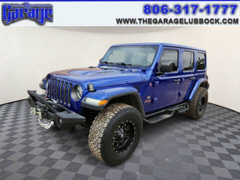 2018 Jeep Wrangler Unlimited for sale at The Garage in Lubbock TX
