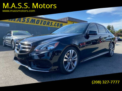 2016 Mercedes-Benz E-Class for sale at M.A.S.S. Motors - MASS MOTORS in Boise ID