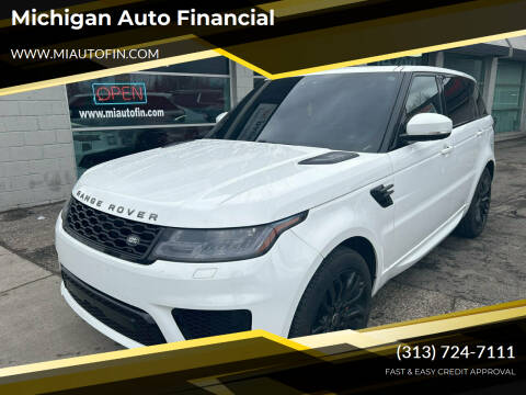 2018 Land Rover Range Rover Sport for sale at Michigan Auto Financial in Dearborn MI