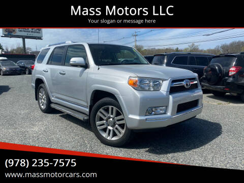 2012 Toyota 4Runner for sale at Mass Motors LLC in Worcester MA