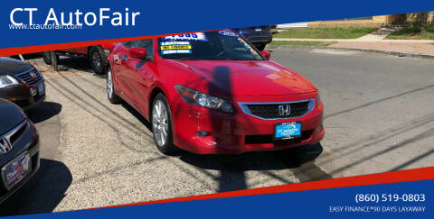 2010 Honda Accord for sale at CT AutoFair in West Hartford CT