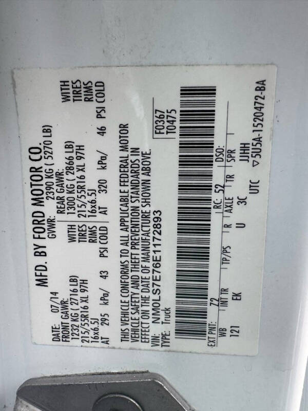 2014 Ford Transit Connect XL