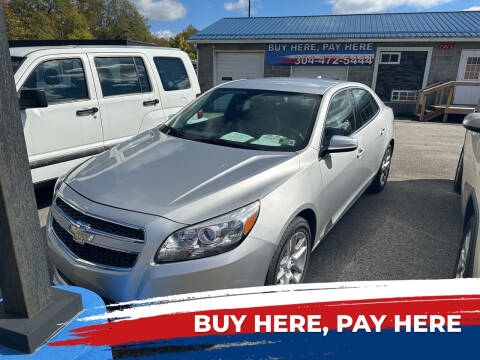 2013 Chevrolet Malibu for sale at RACEN AUTO SALES LLC in Buckhannon WV