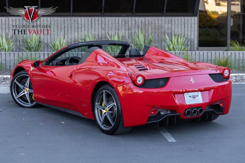 2014 Ferrari 458 Spider for sale at Veloce Motorsales in San Diego CA