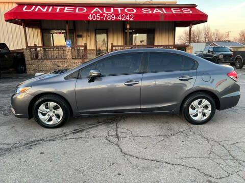 2014 Honda Civic for sale at United Auto Sales in Oklahoma City OK