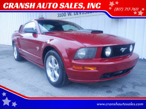 2009 Ford Mustang for sale at CRANSH AUTO SALES, INC in Arlington TX