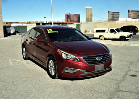 2015 Hyundai Sonata for sale at DESERT AUTO TRADER in Las Vegas NV