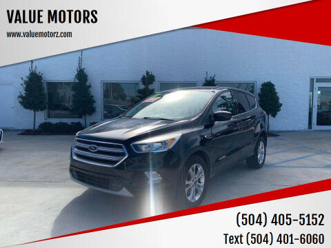 2017 Ford Escape for sale at VALUE MOTORS in Marrero LA