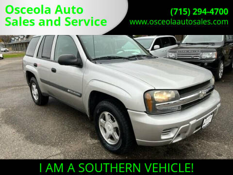 2004 Chevrolet TrailBlazer for sale at Osceola Auto Sales and Service in Osceola WI
