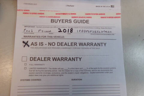 2018 Ford Focus SE