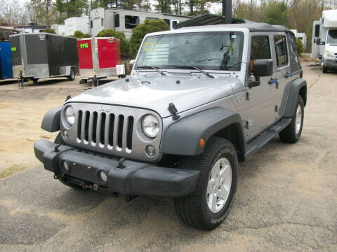 2017 Jeep Wrangler Unlimited for sale at Olde Bay RV in Rochester NH