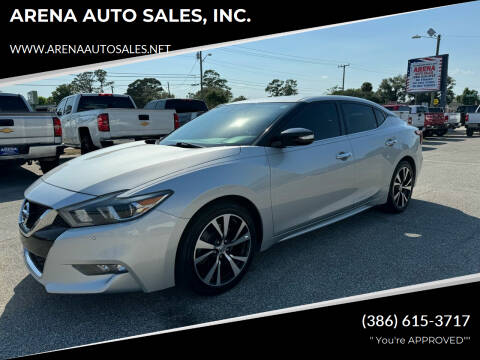2018 Nissan Maxima for sale at ARENA AUTO SALES,  INC. in Holly Hill FL
