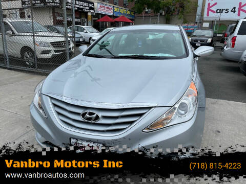 2013 Hyundai Sonata for sale at Vanbro Motors Inc in Staten Island NY