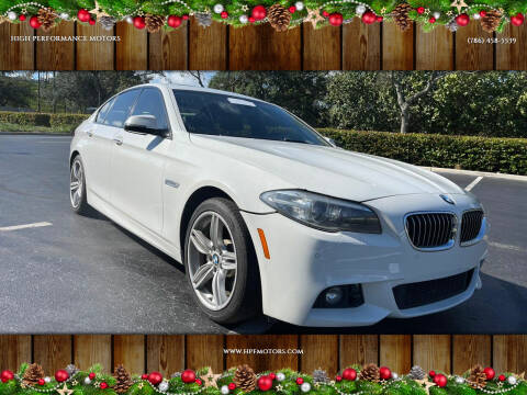 2014 BMW 5 Series for sale at HIGH PERFORMANCE MOTORS in Hollywood FL