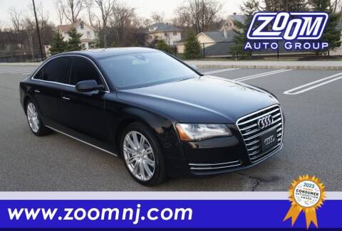 2014 Audi A8 L for sale at Zoom Auto Group in Parsippany NJ