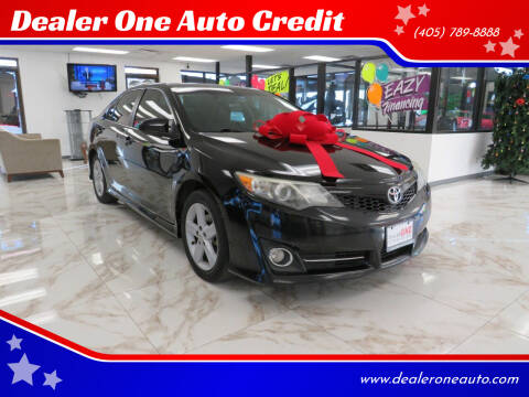 2012 Toyota Camry for sale at Dealer One Auto Credit in Oklahoma City OK