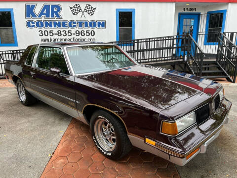 1987 Oldsmobile Cutlass for sale at Kar Connection in Miami FL