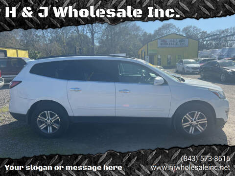 2017 Chevrolet Traverse for sale at H & J Wholesale Inc. in Charleston SC