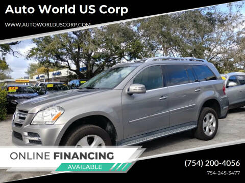2012 Mercedes-Benz GL-Class for sale at Auto World US Corp in Plantation FL