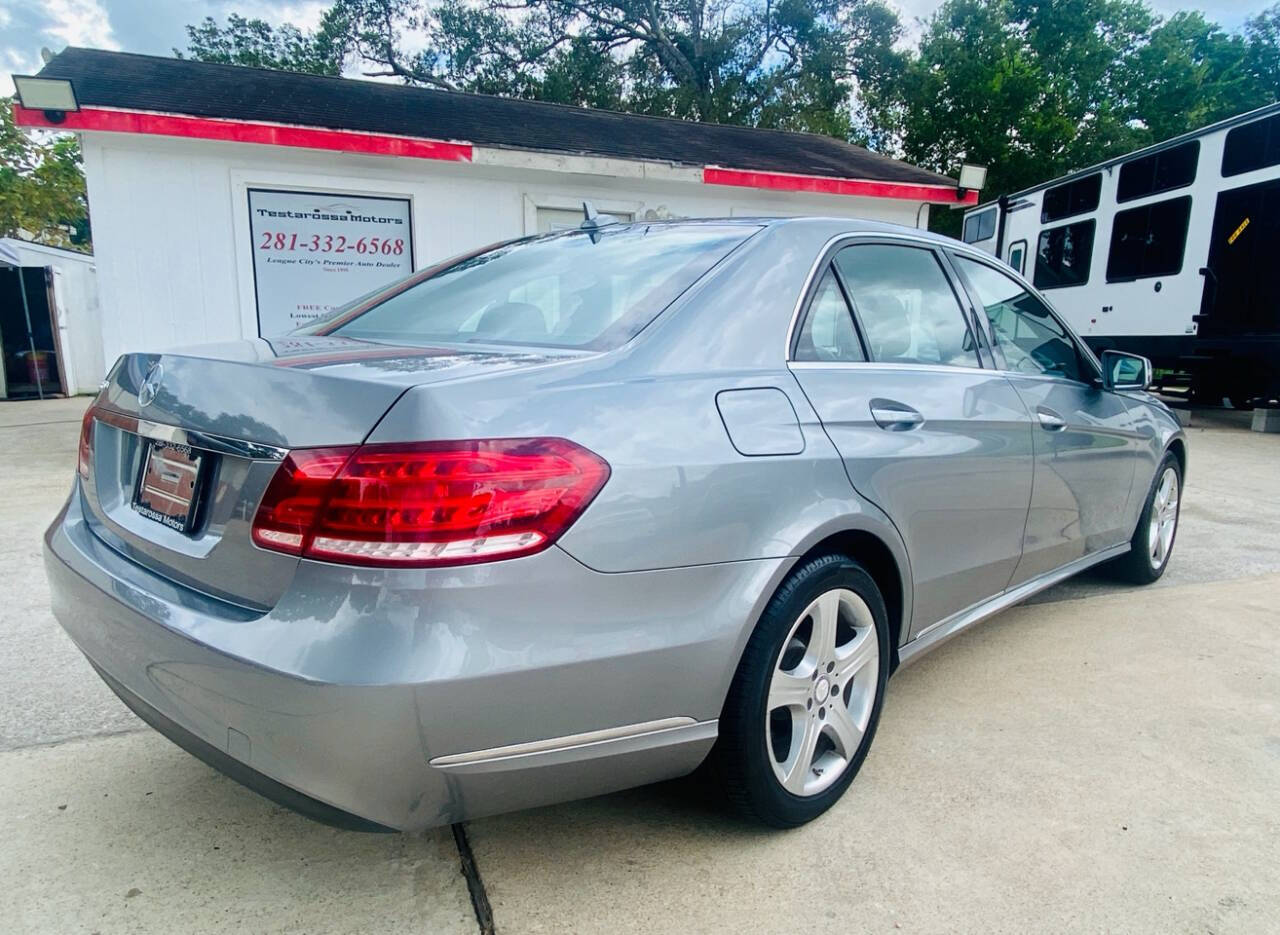 2014 Mercedes-Benz E-Class for sale at Testarossa Motors in League City, TX