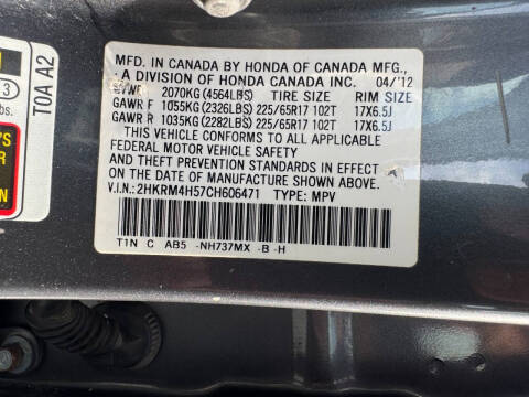 2012 Honda CR-V EX