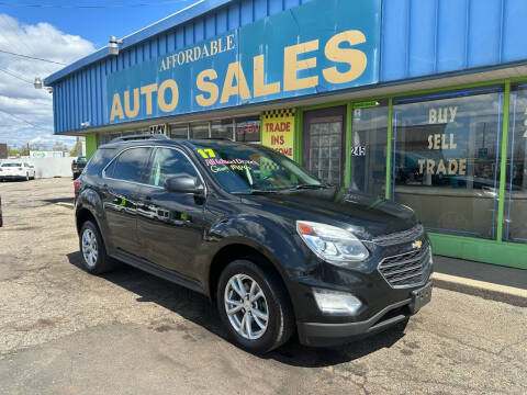 2017 Chevrolet Equinox for sale at Affordable Auto Sales of Michigan in Pontiac MI