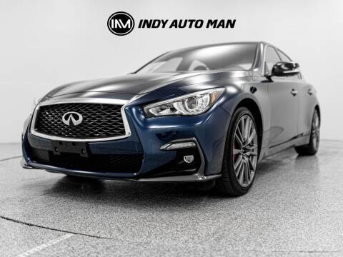 2018 Infiniti Q50 for sale at INDY AUTO MAN in Indianapolis IN