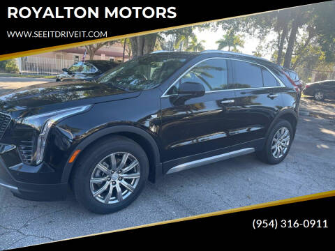 2020 Cadillac XT4 for sale at ROYALTON MOTORS in Plantation FL