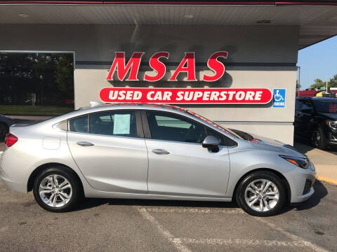 2019 Chevrolet Cruze for sale at MSAS AUTO SALES in Grand Island NE
