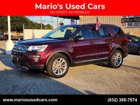 2018 Ford Explorer for sale at Mario's Used Cars in Houston TX