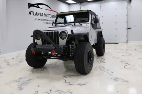2004 Jeep Wrangler for sale at Atlanta Motorsports in Roswell GA
