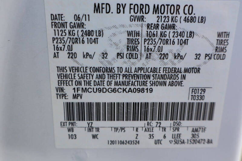 2012 Ford Escape XLT