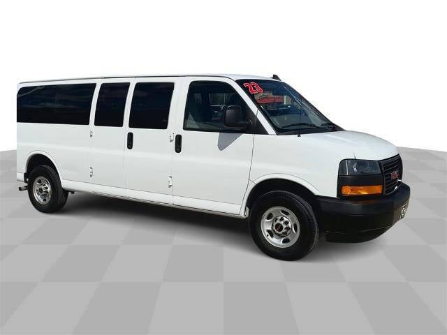 Used 2023 GMC Savana Passenger LS with VIN 1GJZ7NFP4P1169195 for sale in Waterloo, IA